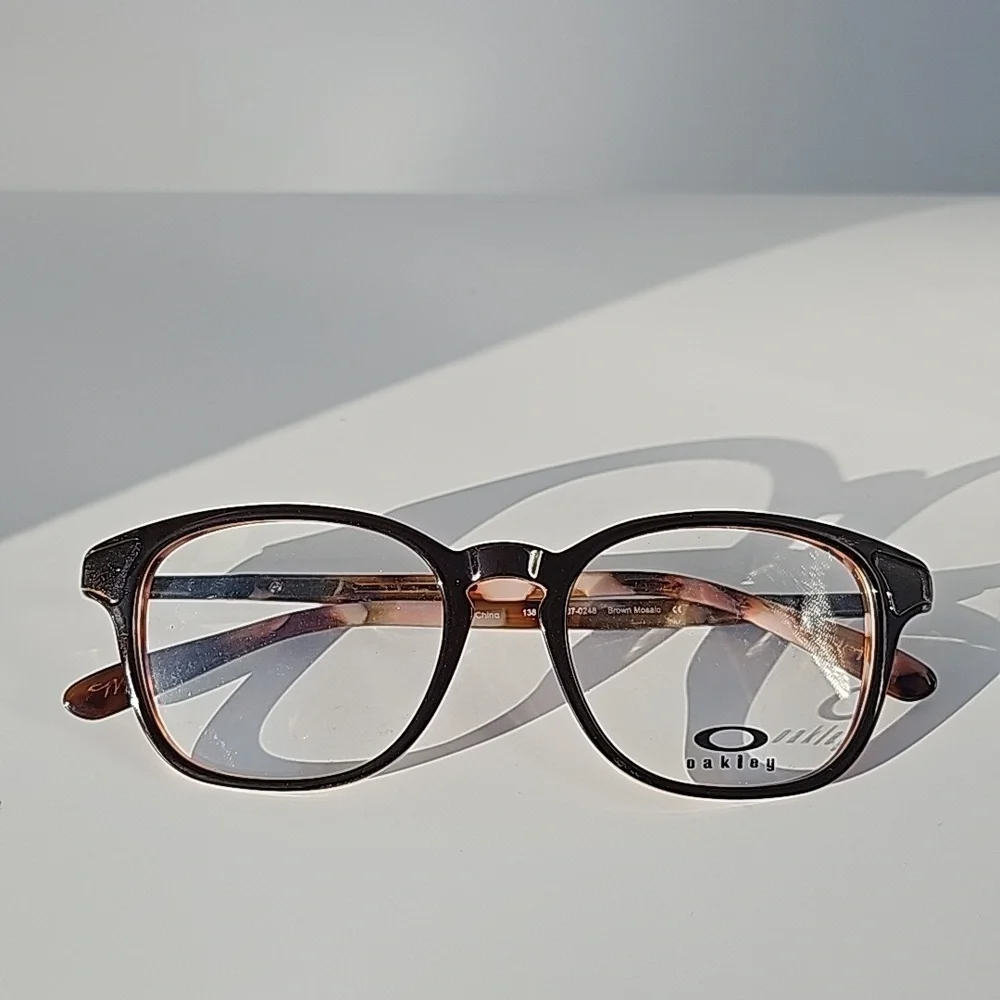 Oakley Mislead OX1107-0248 Brown Mosaic Eyeglasses Frames Tortoise 48-18-138 - Picture 10 of 12